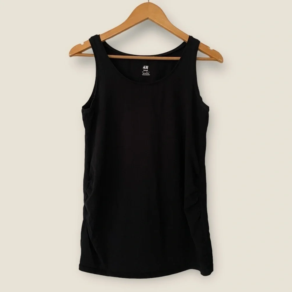 H&M Mama Black Maternity Tank Top - Picture 1 of 6